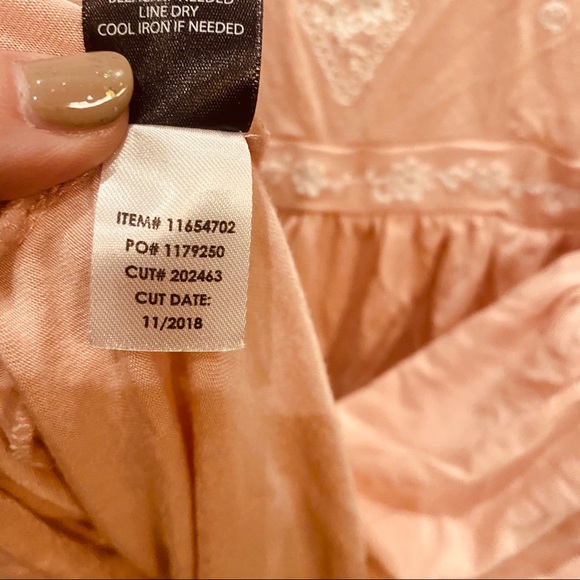 Torrid Blush Pink Embroidered Babydoll Tank - Picture 6 of 11